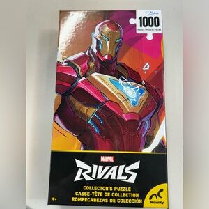 Marvel Rivals Iron Man 1000 Pieces Puzzle Sealed Bag Collectors New